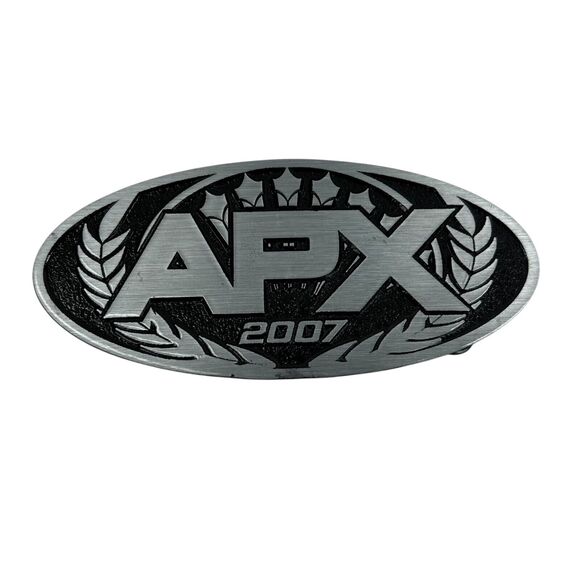 2007 APX Belt Buckle Promotional Buckle Buckle 6" x 2.5" - Picture 1 of 5